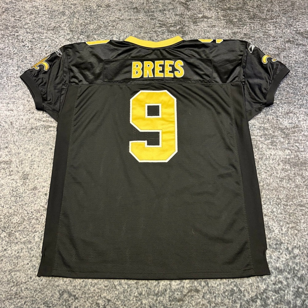 Reebok Vintage Drew Brees #9 New Orleans Saints Jersey Size 56 Stitched - Picture 2 of 11